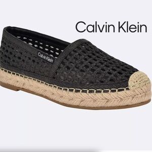 Calvin Klein Presley woven espadrille, 10, PG1468